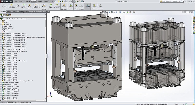Progettazione di una pressa in ambiente CAD SolidWorks